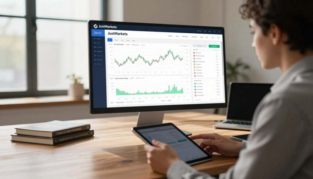 JustMarkets demo account features