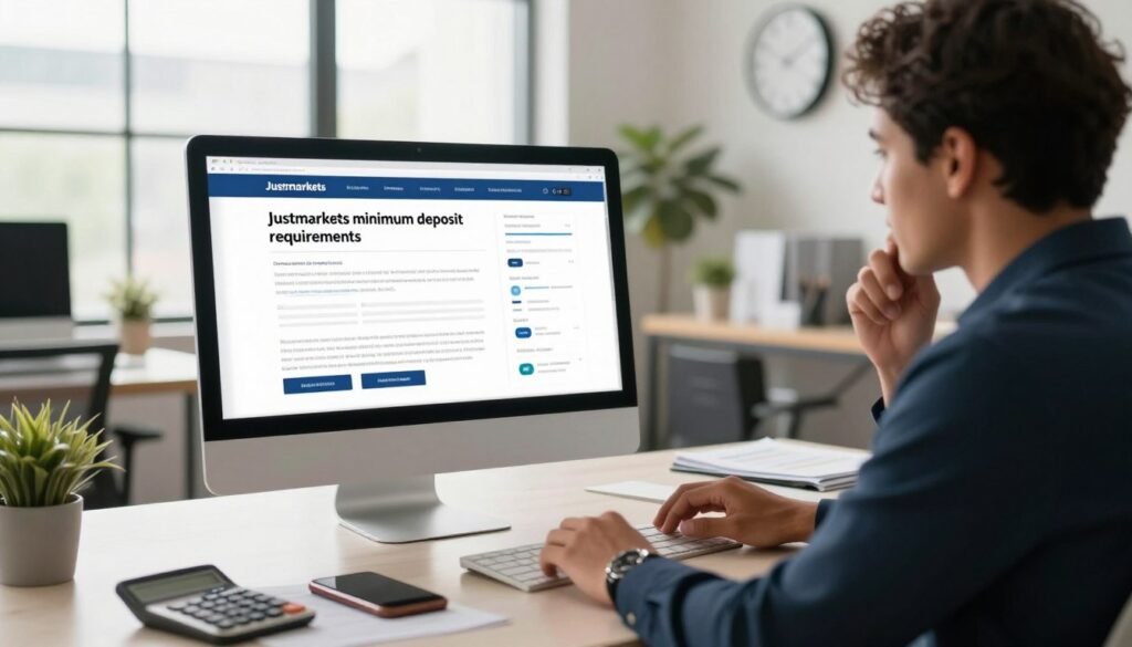 Justmarkets minimum deposit requirements