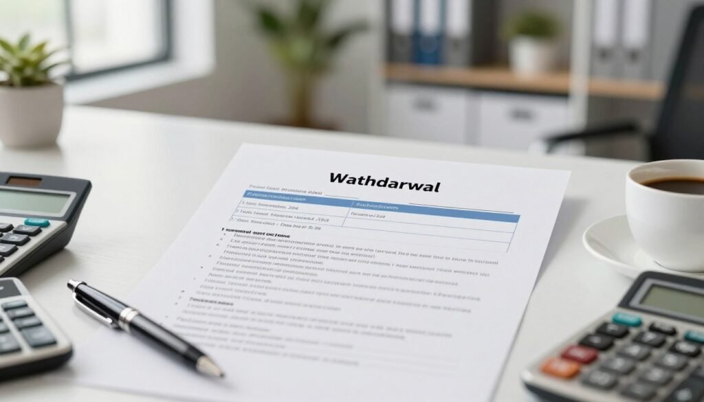 dokumen penarikan dana