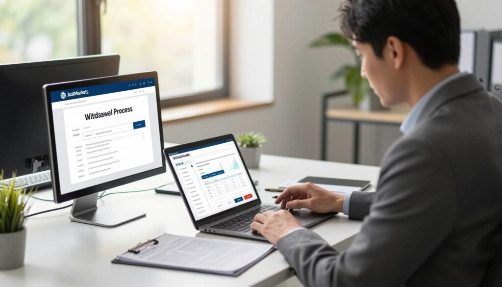 justmarkets withdrawal